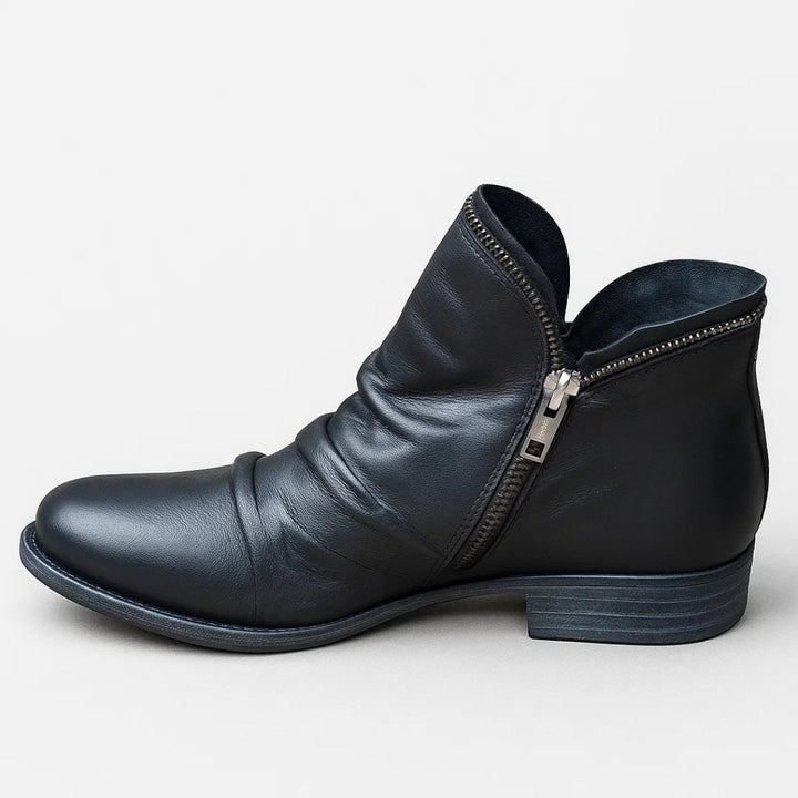 Karin - Damen Bequeme Orthopädische Stiefel mit Fußbett