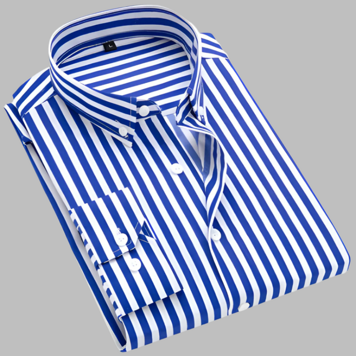 Herrenhemd aus kariertem Oxford-Material