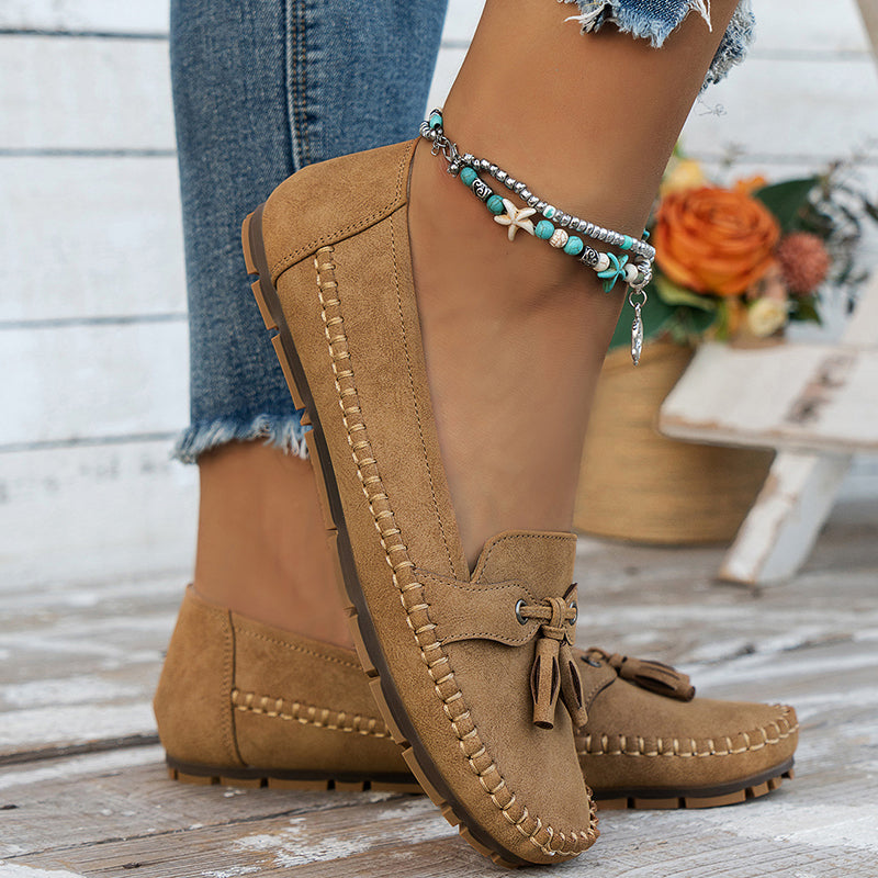 Ingrid - Damen Orthopädische Vintage-Schuhe mit Komfort-Fußbett