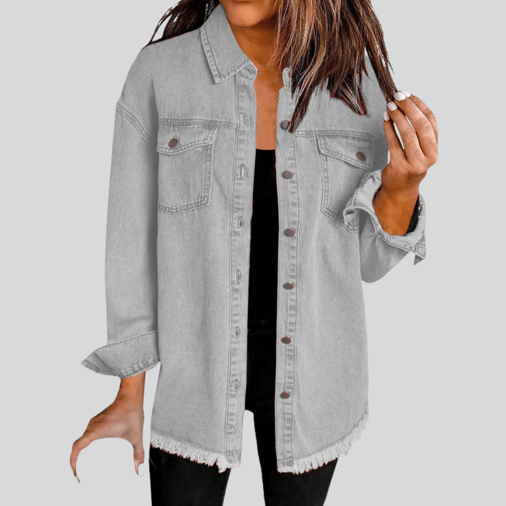 Gewaschene Shirtjacke