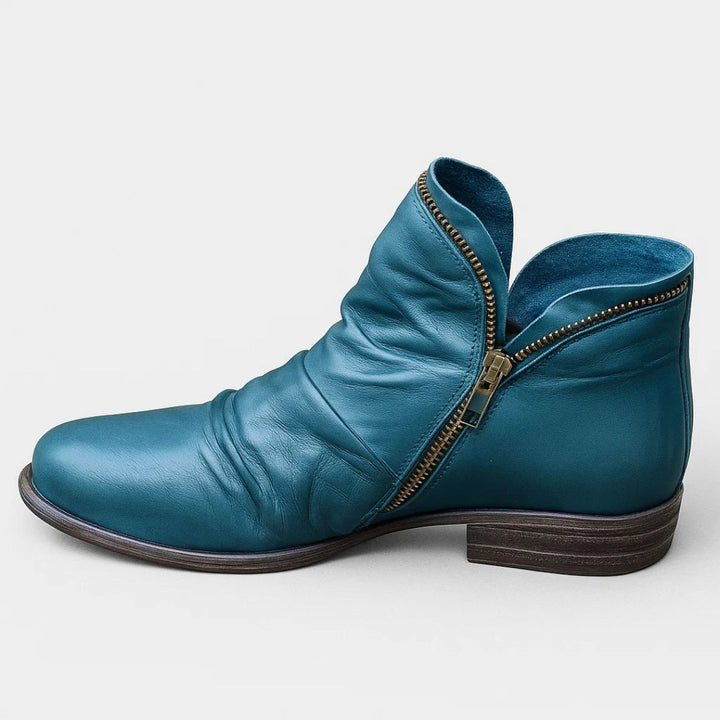 Karin - Damen Bequeme Orthopädische Stiefel mit Fußbett