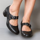 Els - Damen Orthopädische Ledersandalen mit Keilsohle