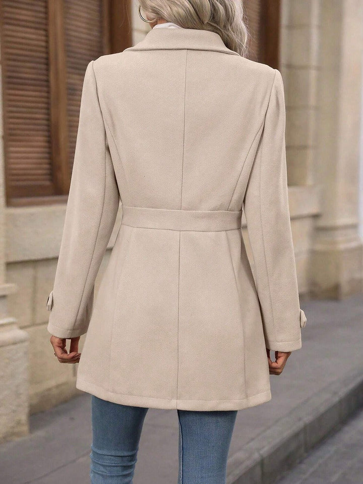 Herbst Damen Trenchcoat mit Taillengürtel für die Übergangszeit