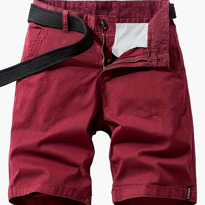Herren-Bermudashorts mit Gürtel für Freizeit &amp; Urlaub
