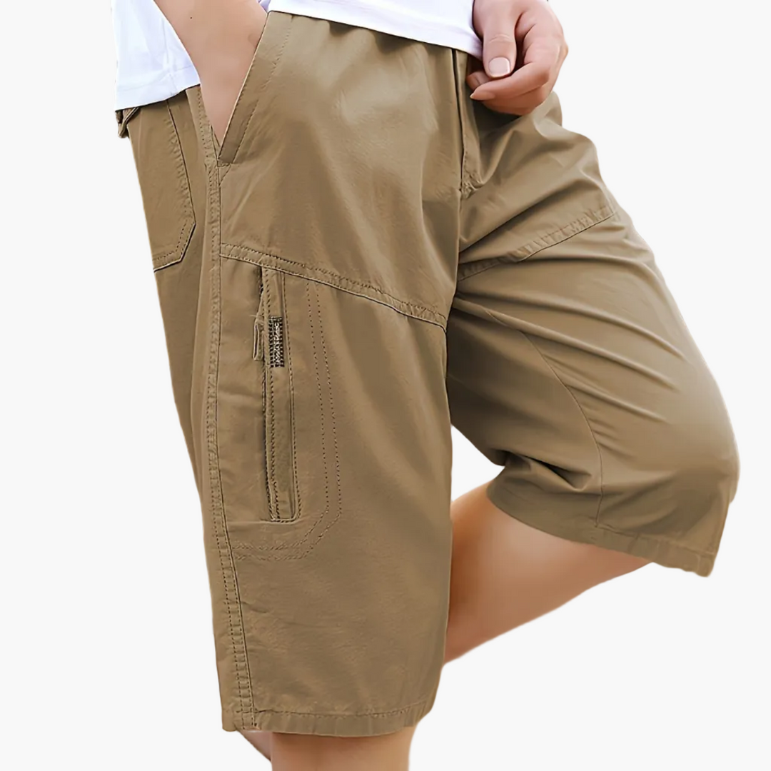 Herren-Bermudashorts mit Taschen für die alltägliche Freizeit