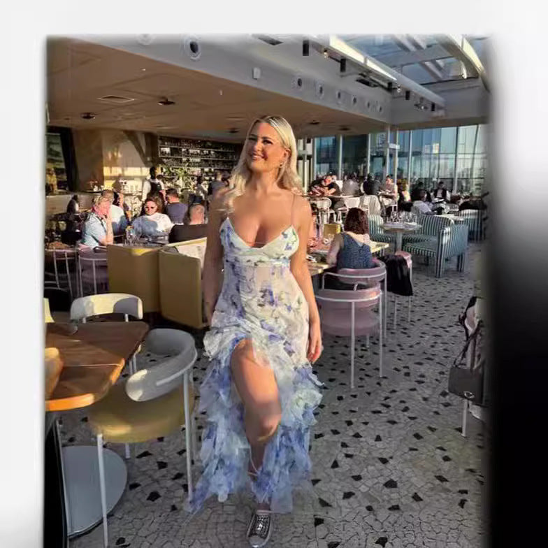 Charlotte – Kleid mit 3D-Effekt und langem Rock