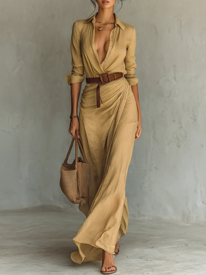 DOMINIQUE - Elegantes Casual-Hemdkleid
