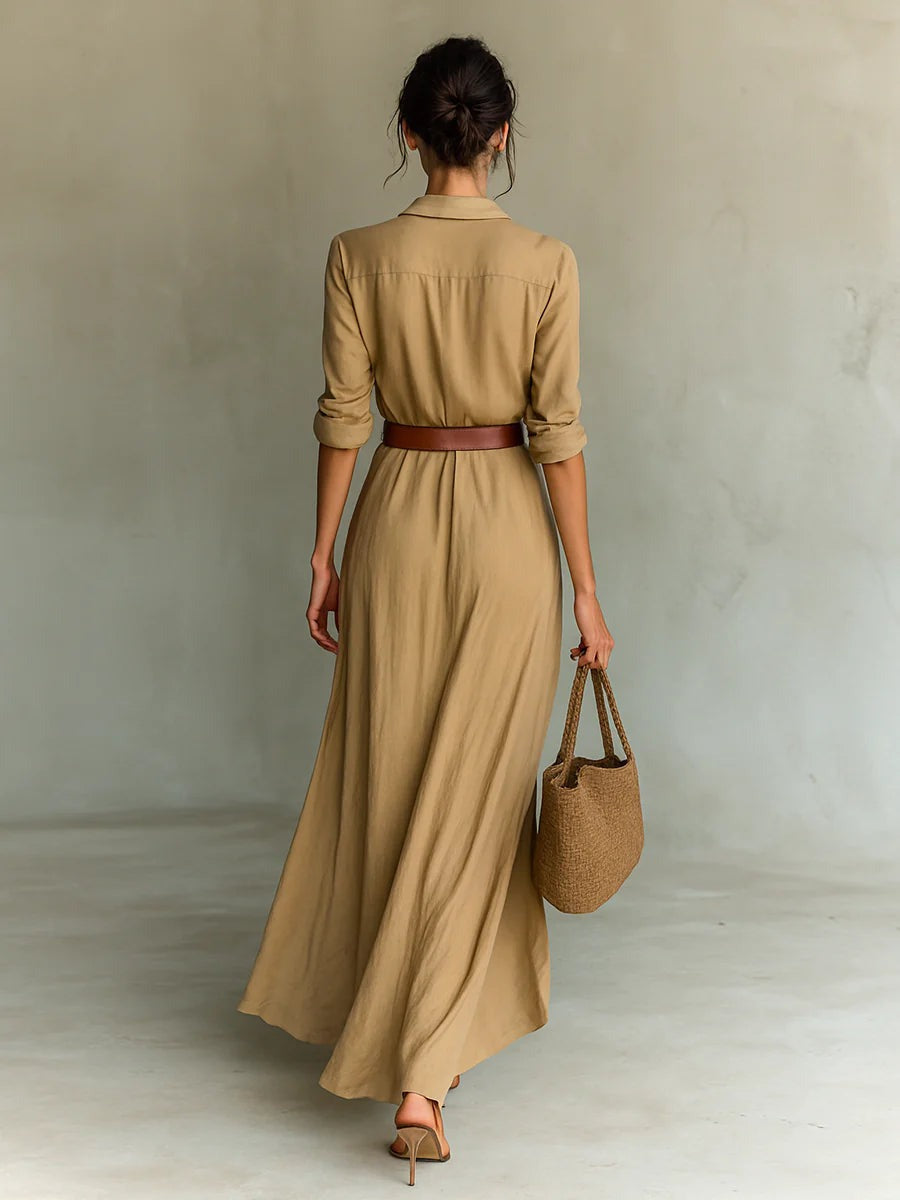 DOMINIQUE - Elegantes Casual-Hemdkleid