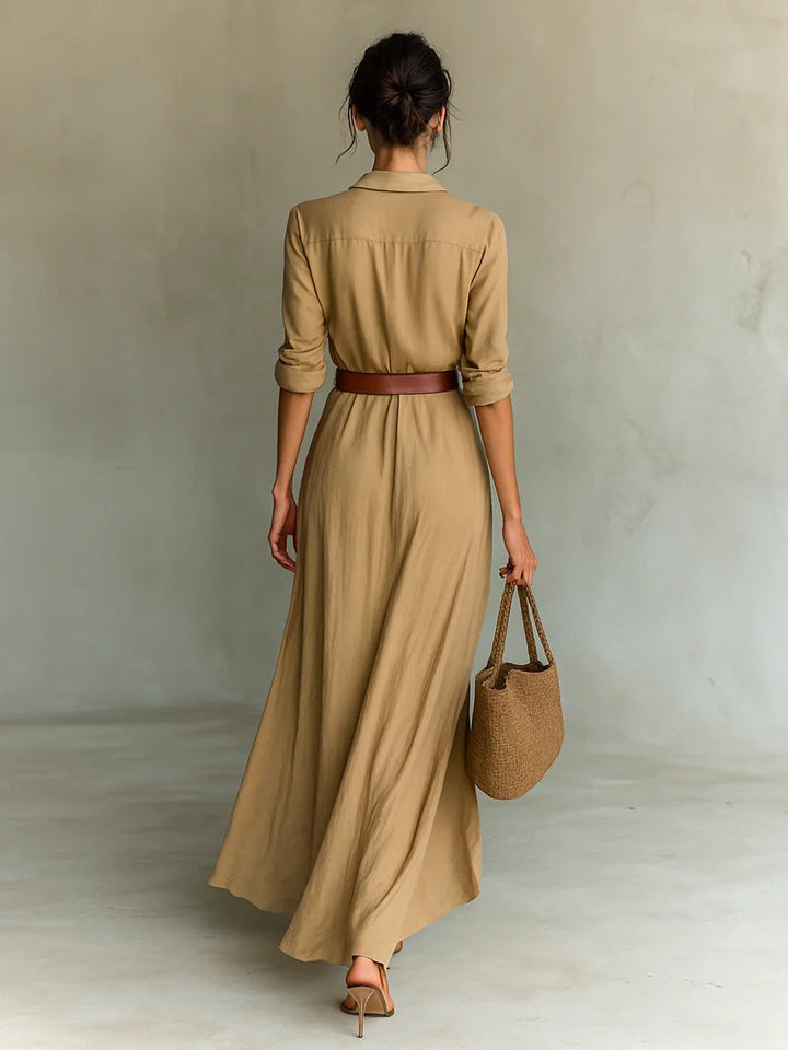 DOMINIQUE - Elegantes Casual-Hemdkleid