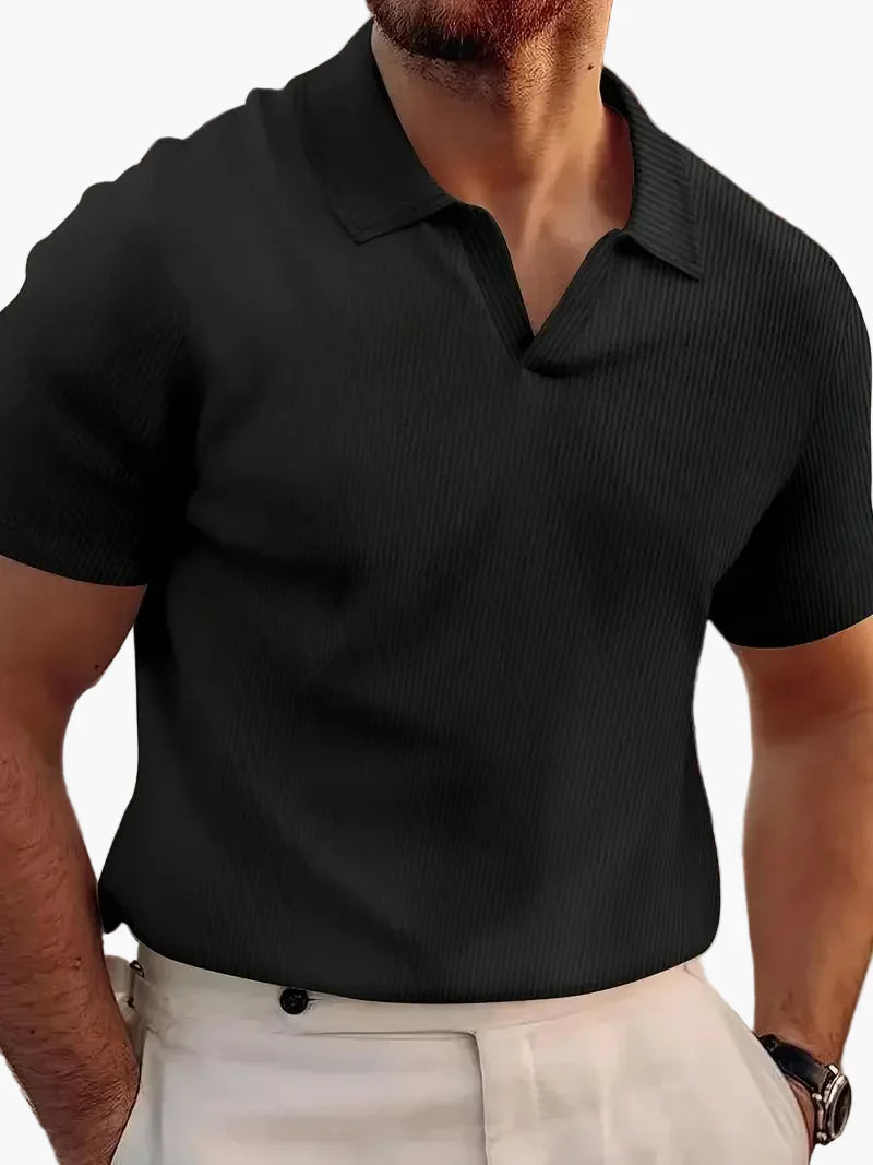 Kurzarm-Polo in lässigem Stil für Herren – Eleganz und täglicher Komfort