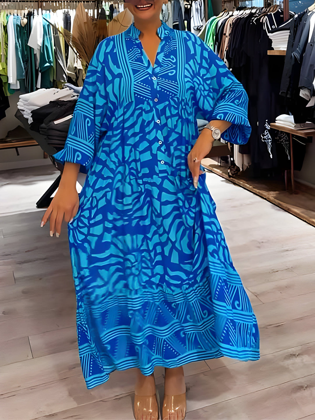 SELVIANNE - Künstlerisches Druckkleid