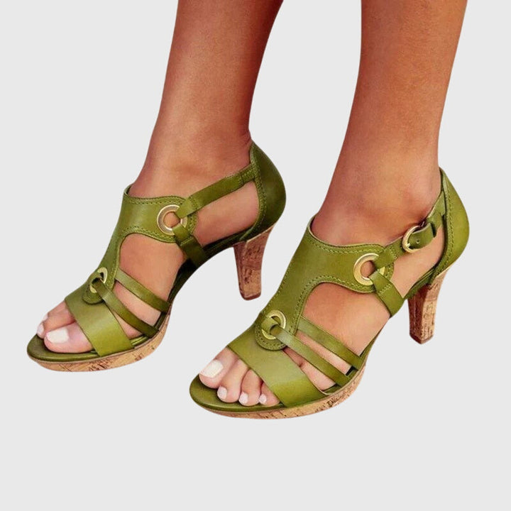 Carla - Damen Elegante Absatzschuhe mit Blockabsatz und Komfortpolsterung