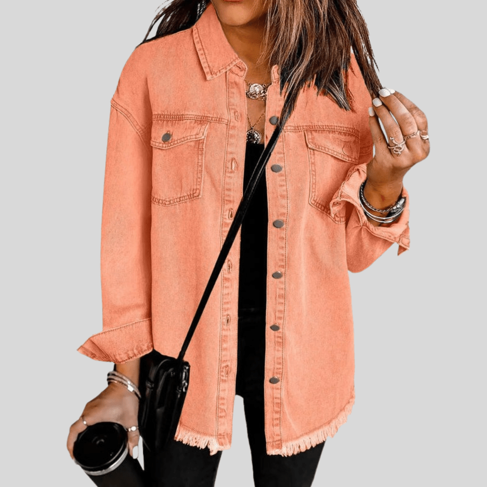 Gewaschene Shirtjacke