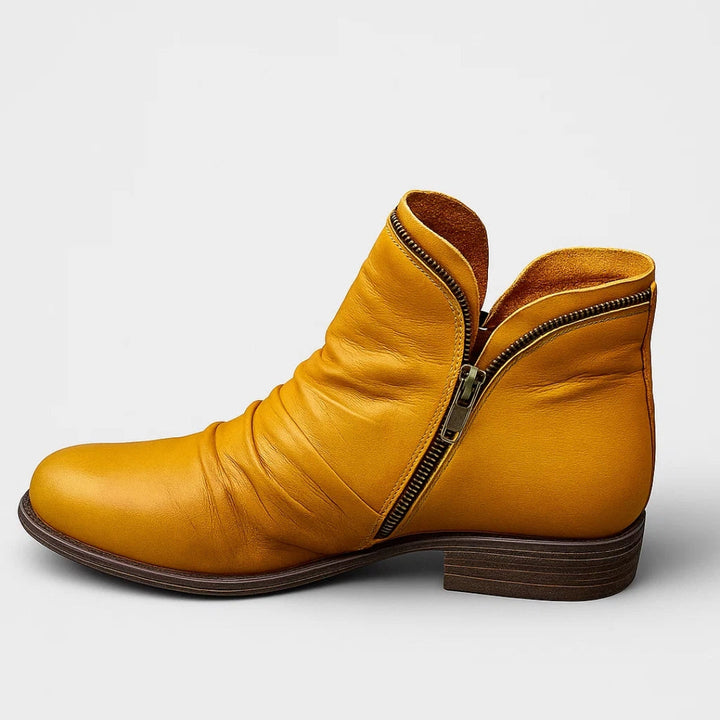 Karin - Damen Bequeme Orthopädische Stiefel mit Fußbett