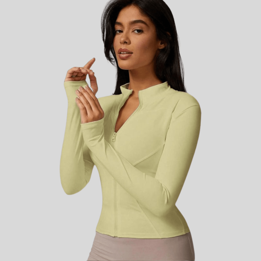 Slim Atmungsaktive Full Zip Jacke
