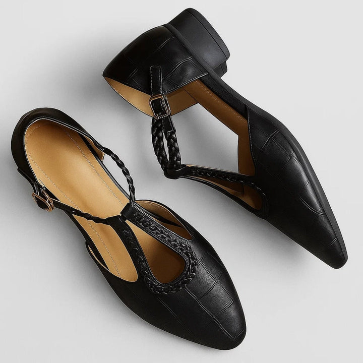 Katharina - Damen Elegante Lederschuhe mit Komfort-Einlage
