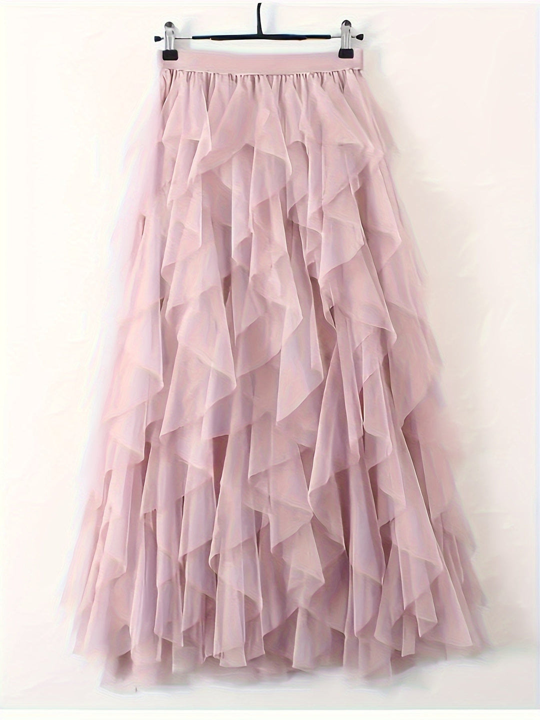 Damenrock Elegante Mehrlagige Volant Romantisches Festkleid
