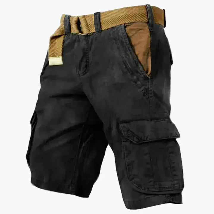 Herren-Cargo-Shorts im Vintage-Stil und Cargo-Taschen