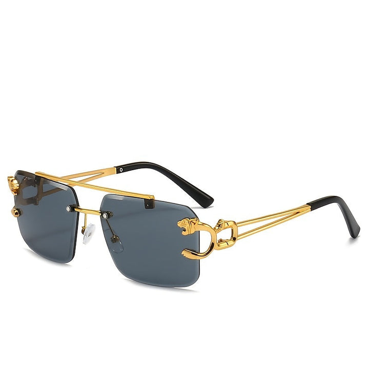 Retro-Stil Rahmenlose Sonnenbrille für Herren | Ideal für den täglichen Gebrauch im Freien