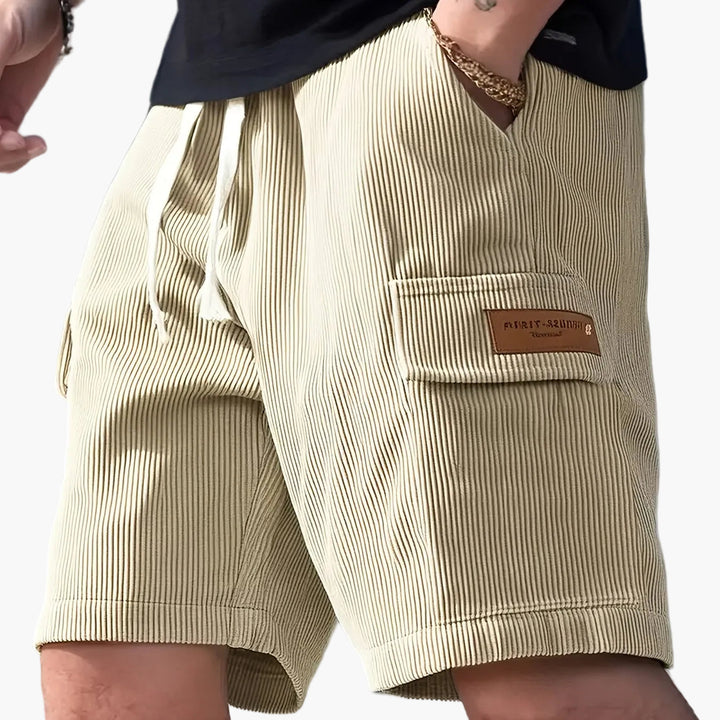 Herren-Shorts mit Kordelzug und normaler Passform für den täglichen Gebrauch