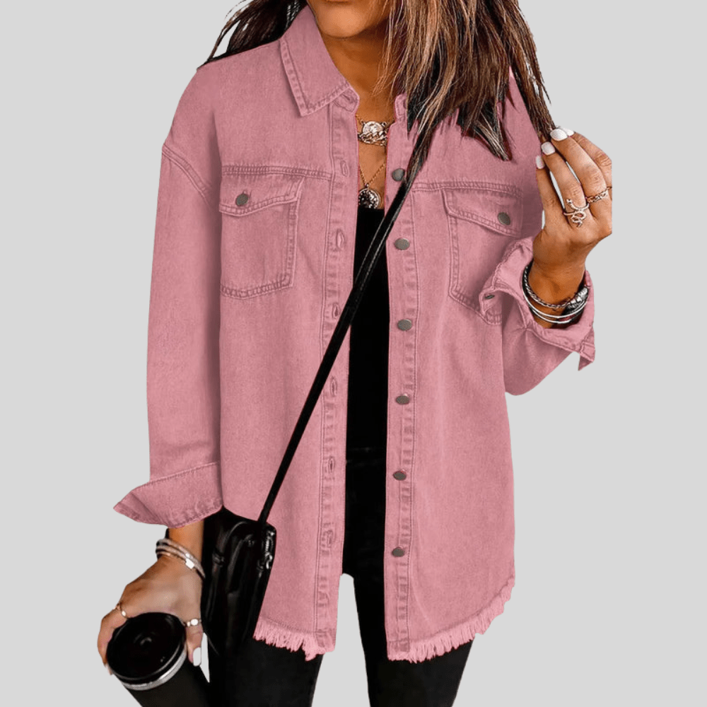 Gewaschene Shirtjacke