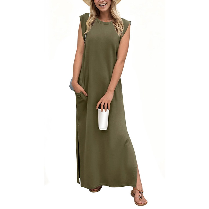 VIA – Lässiges, lockeres Maxi-Kleid