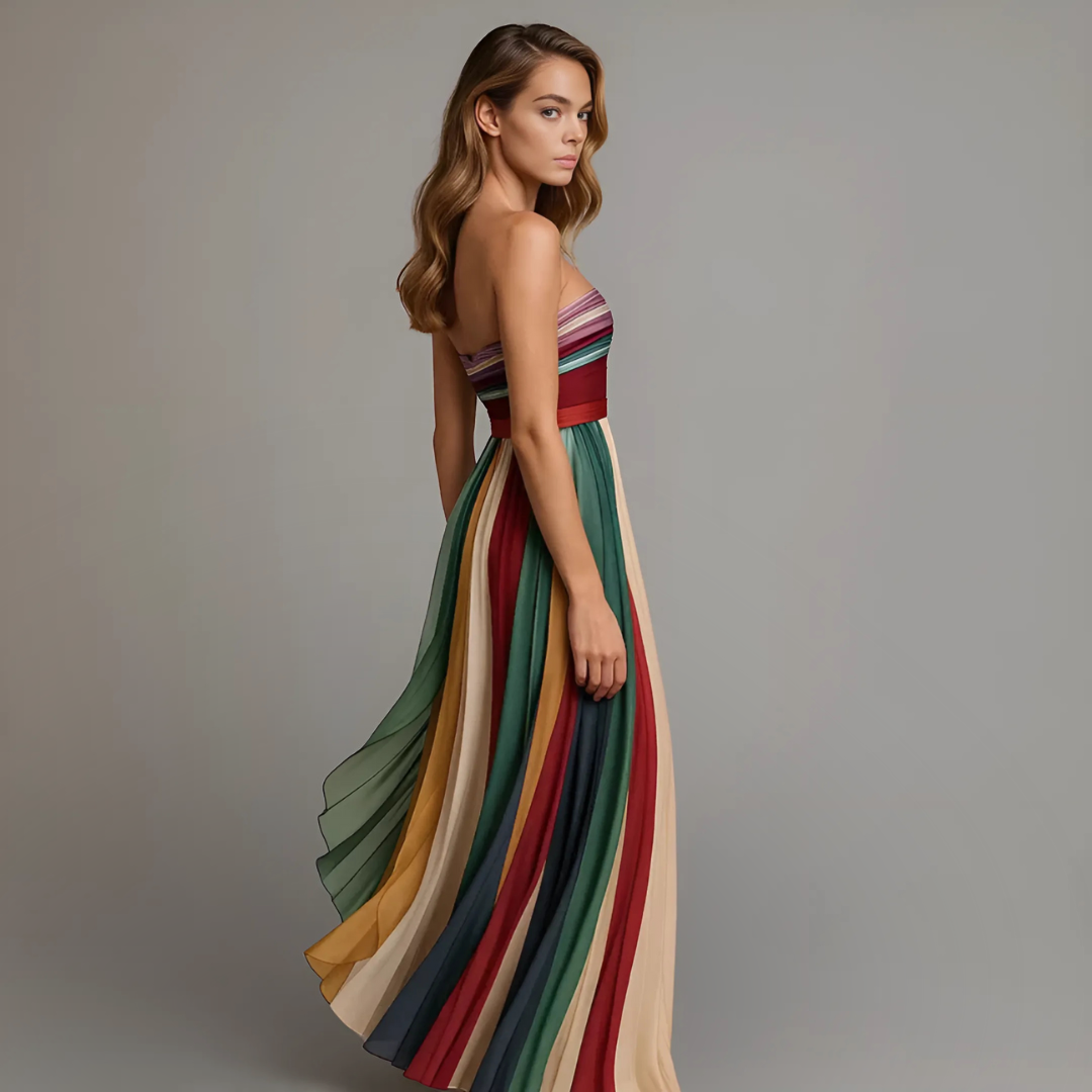 ALVIANA - Lässiges Langes Kleid