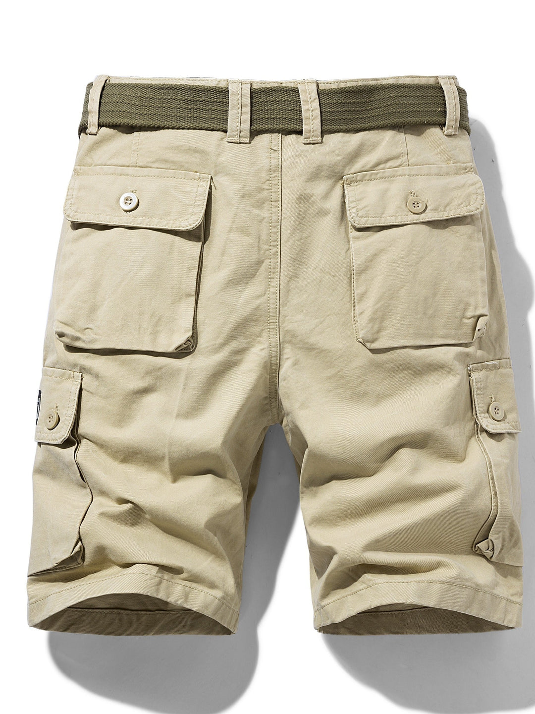 Lässige Cargo-Shorts für Herren mit Gürtel und Taschen