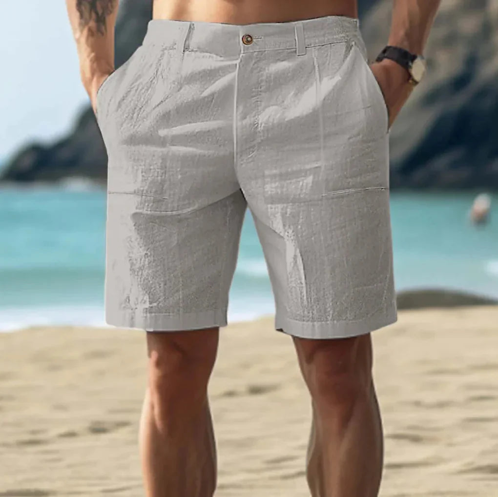 Lässige leichte Sommerweb-Shorts für Männer