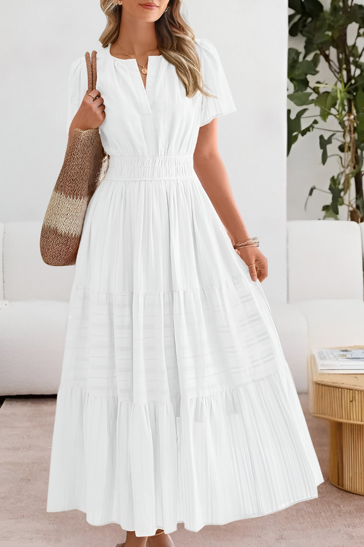 Damen Boho Breeze Midi Kleid