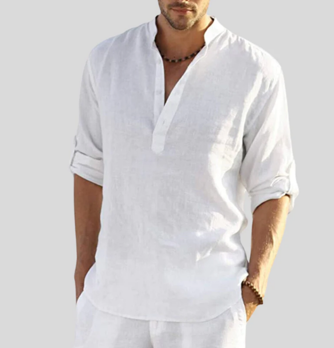 Elegantes Leinenhemd Herren