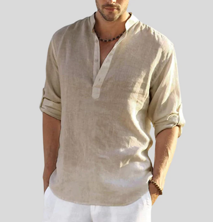 Elegantes Leinenhemd Herren