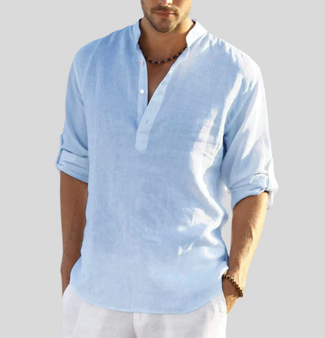 Elegantes Leinenhemd Herren