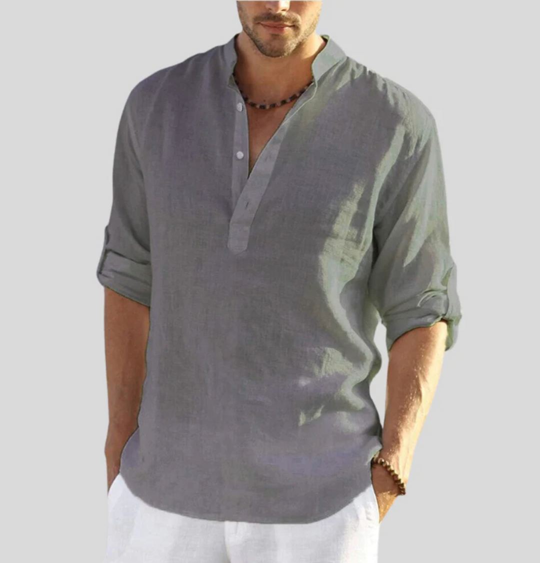 Elegantes Leinenhemd Herren