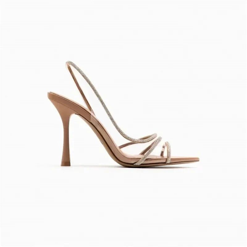Clair | Transparente Strass-Pumps für Damen