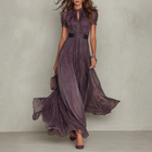 Celeste | Elegantes Maxikleid mit Spitzenbesatz