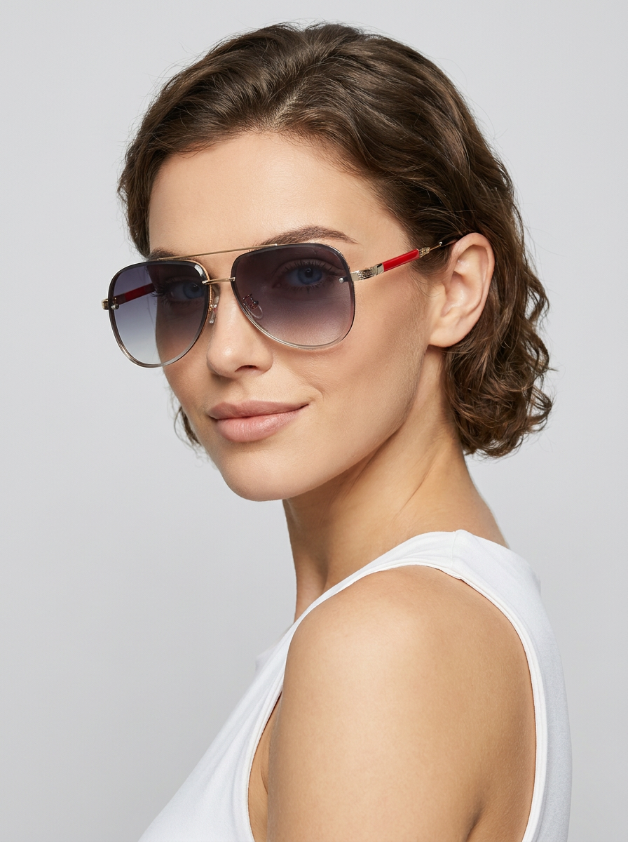 Adrian | Klassische Aviator-Sonnenbrille mit UV400-Schutz