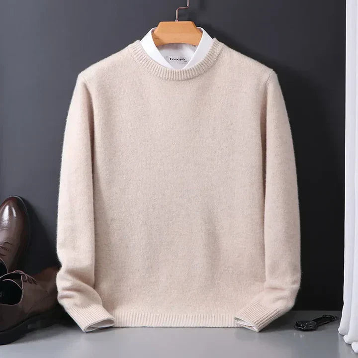Klassische Kaschmir Herrenpullover