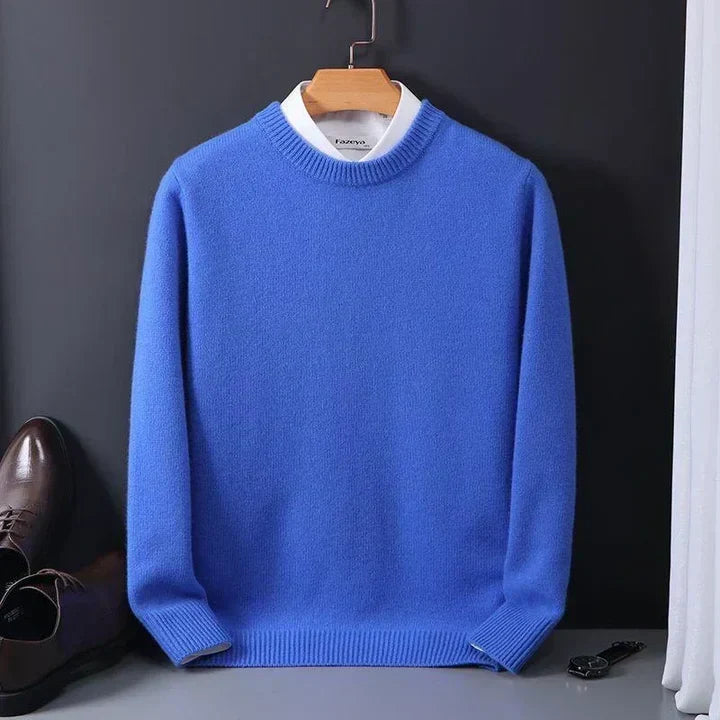 Klassische Kaschmir Herrenpullover