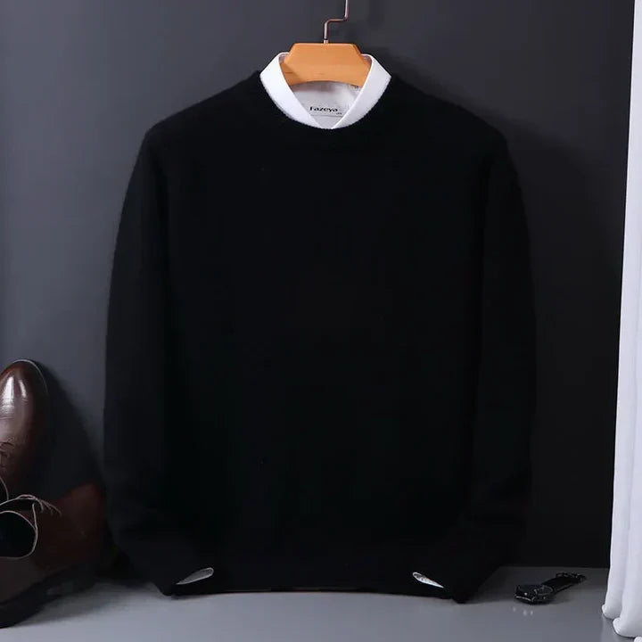 Klassische Kaschmir Herrenpullover