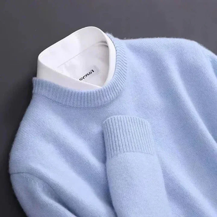 Klassische Kaschmir Herrenpullover
