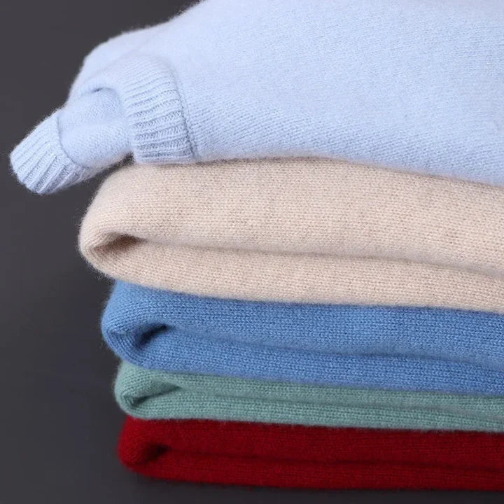 Klassische Kaschmir Herrenpullover