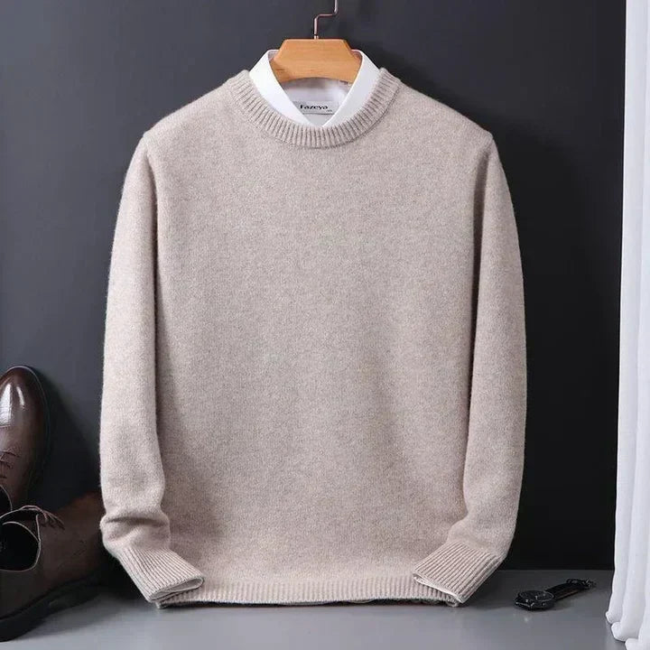 Klassische Kaschmir Herrenpullover