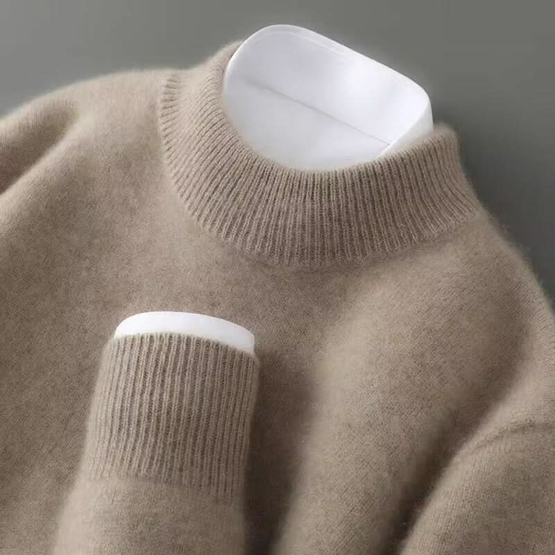 Damen Kaschmirpullover mit Stehkragen