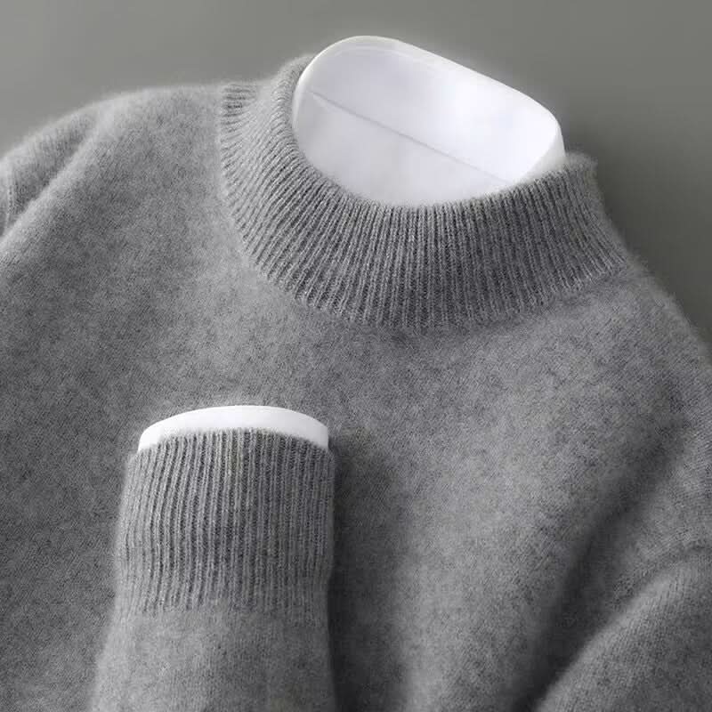 Damen Kaschmirpullover mit Stehkragen