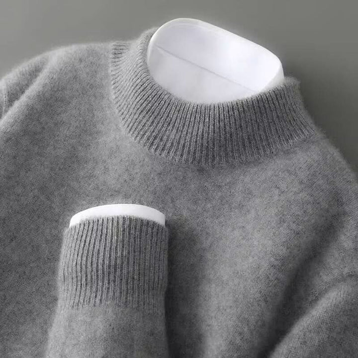 Damen Kaschmirpullover mit Stehkragen