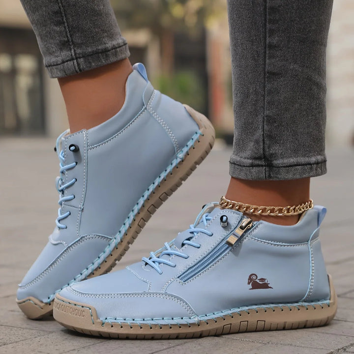 Damen Orthopädische Sneaker mit Gepolsterter Sohle und Arch Support für Komfort