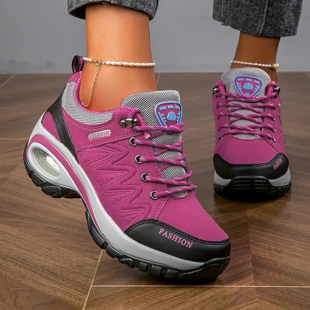 Damen Wanderschuhe wasserdicht mit rutschfester Profilsohle