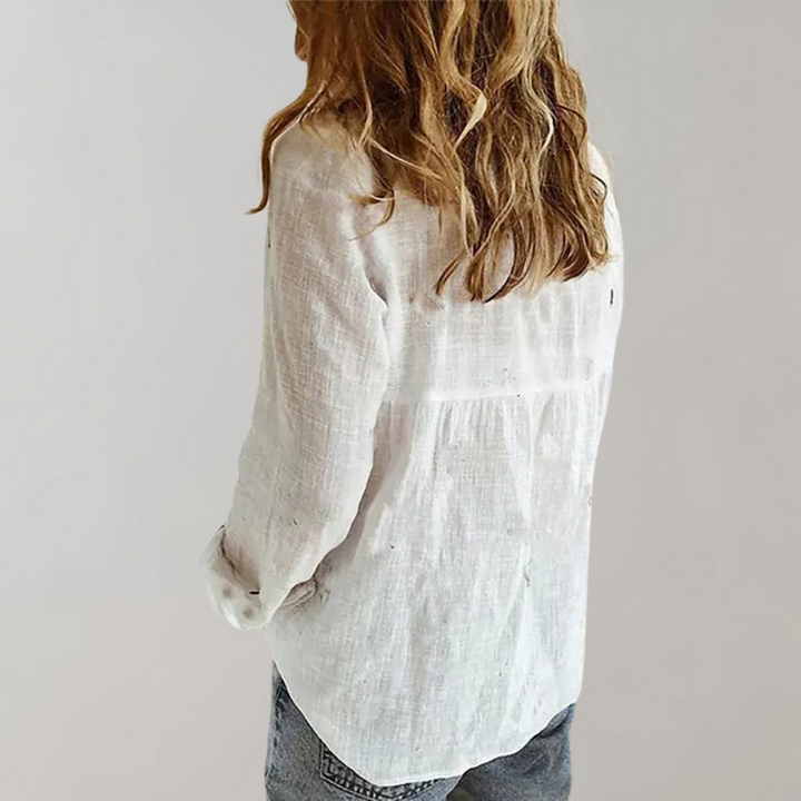 Damen Baumwollbluse | Lang