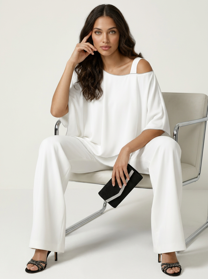 Elegantes Chiffon-Damen-Set - Elena